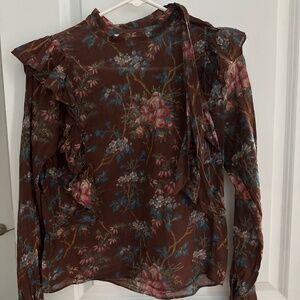 DOEN flowered blouse